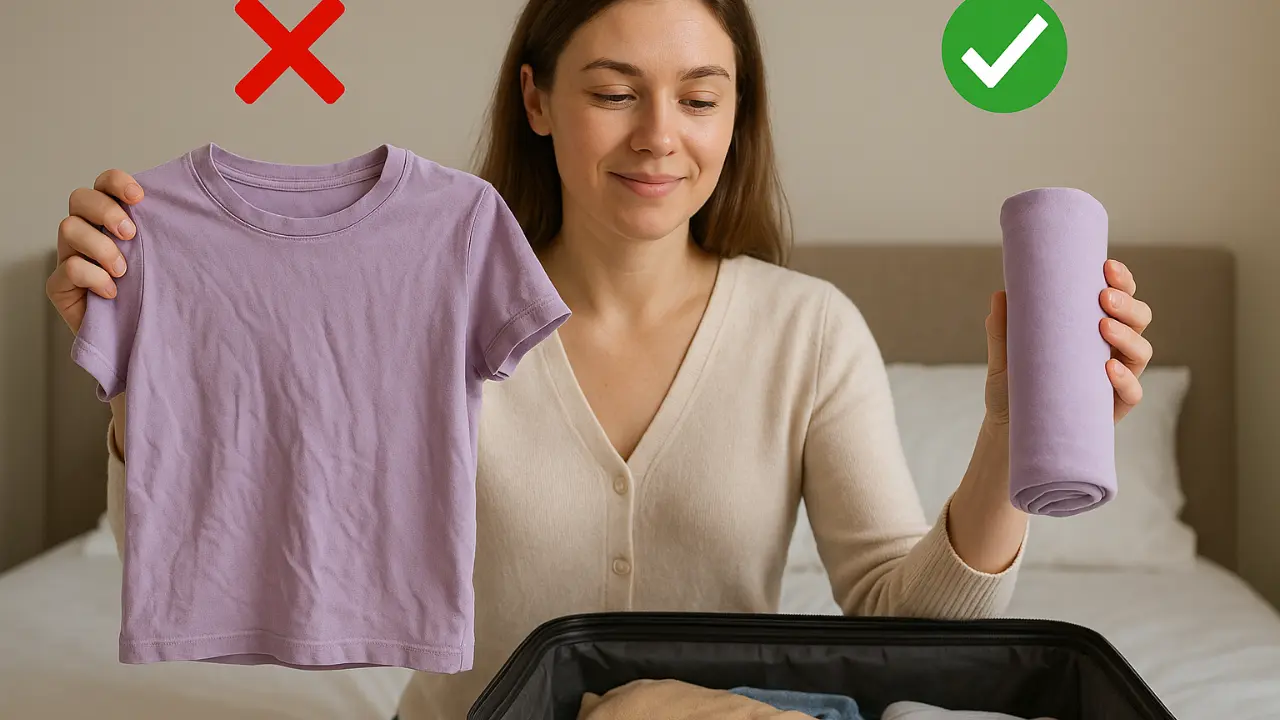 Truque para não amassar as roupas na mala: dicas que funcionam de verdade