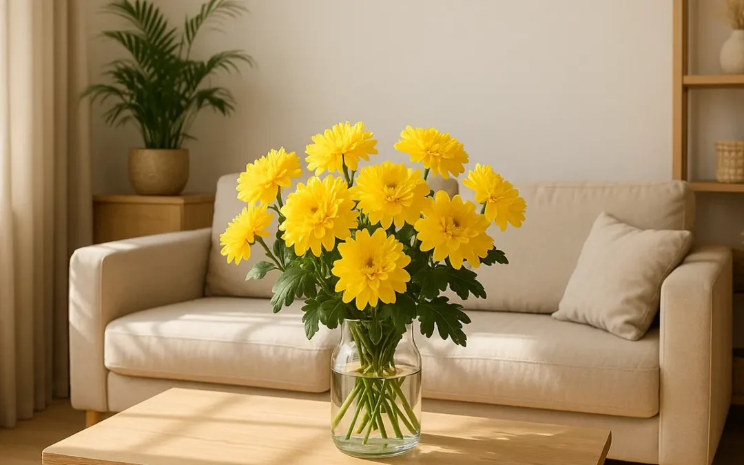 Este é o lugar para colocar flores amarelas e atrair boas energia em casa
