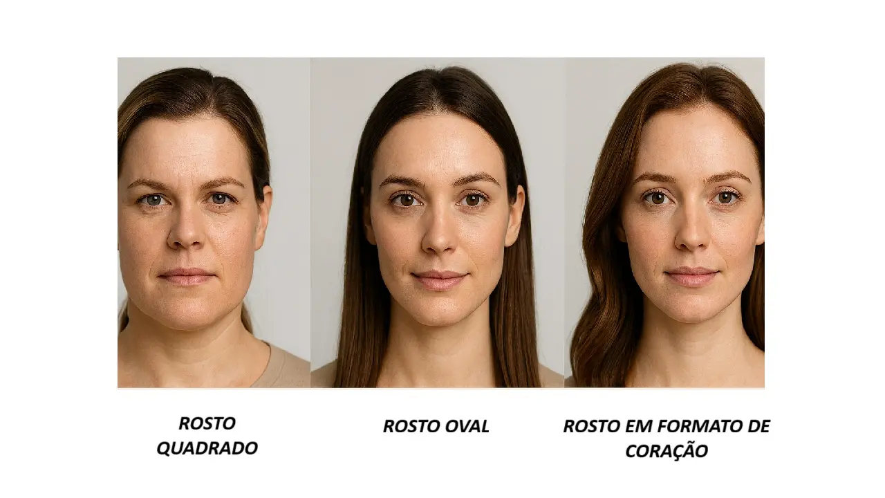 Formatos de rosto.