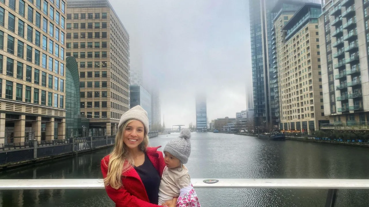 Vista do Rio Tâmisa no Britannia International Hotel.